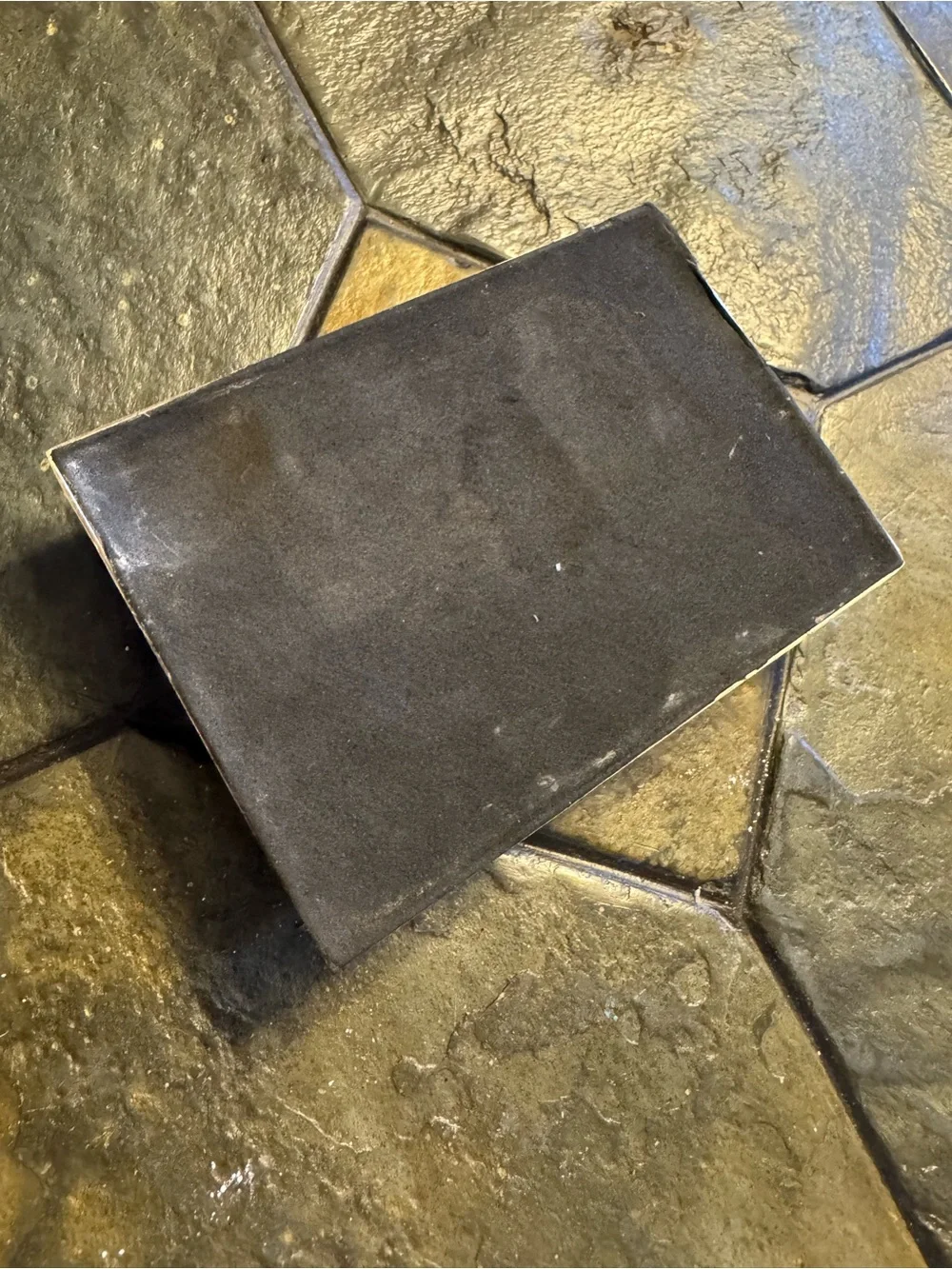 Decorative Silver Metal Tray with Cutout Sides storage -soap, jewelry, sponges